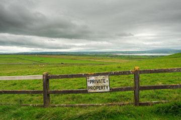private property sign