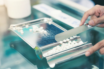 pharmacy pill counter