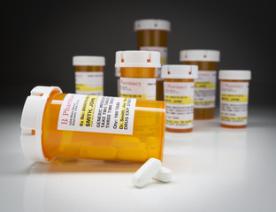 prescription pill bottles