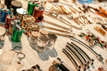 grinders and other drug paraphernalia