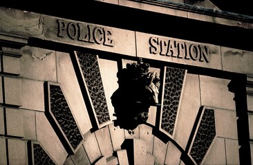 outside of police station