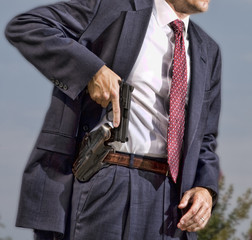 man with gun