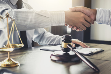 lawyer and gavel